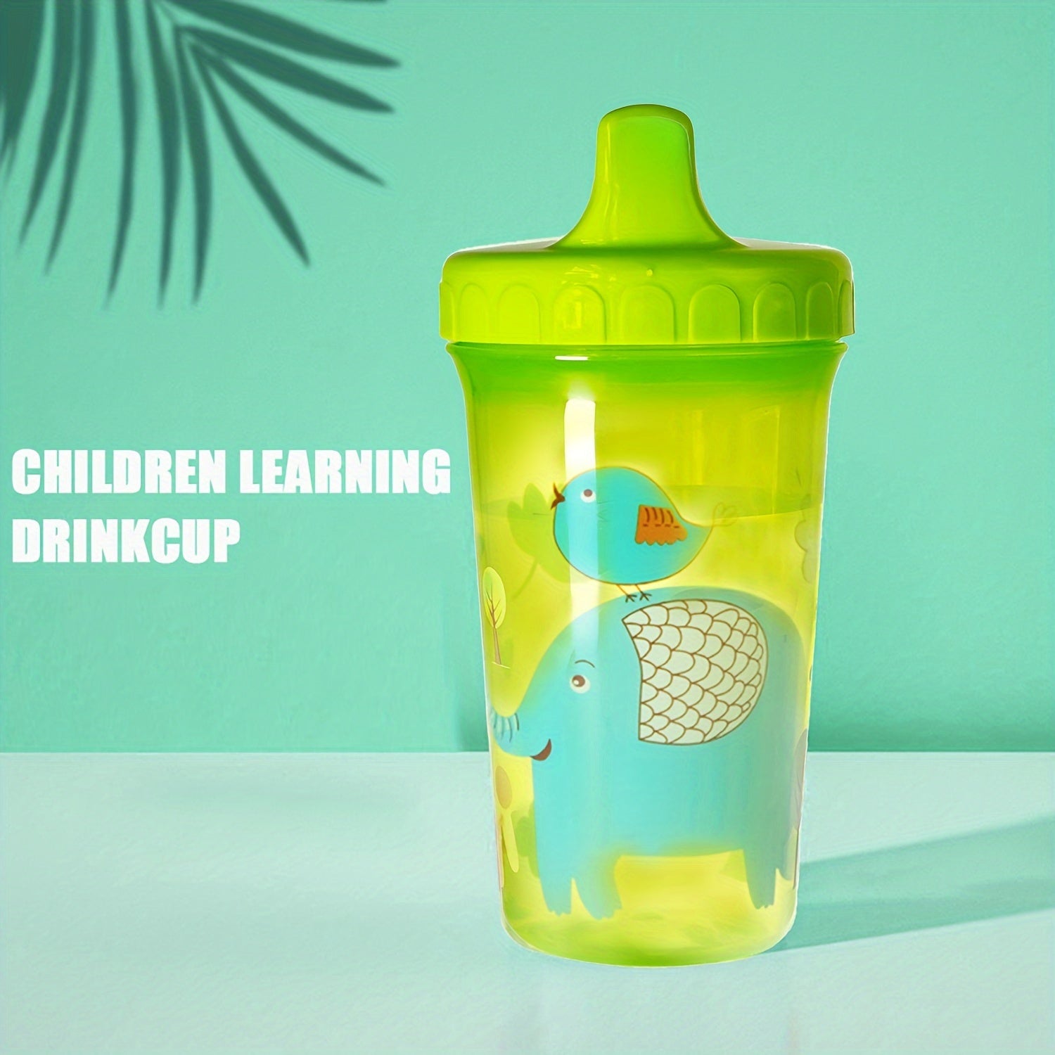 Kids' Spill-Proof Water Bottle with Duckbill Design 300ml Drop and Bite Resistant
