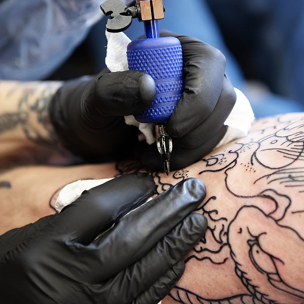 100 dona foydalaniladigan nitril qo‘lqoplar, 6 Mil suv o'tkazmaydigan uy tozalash qo‘lqoplari