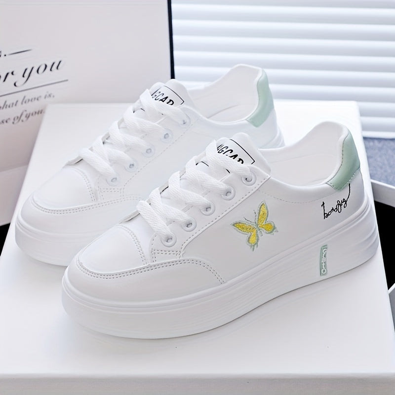 Women's White Breathable Sneakers for Casual, Running, Fitness, Hiking