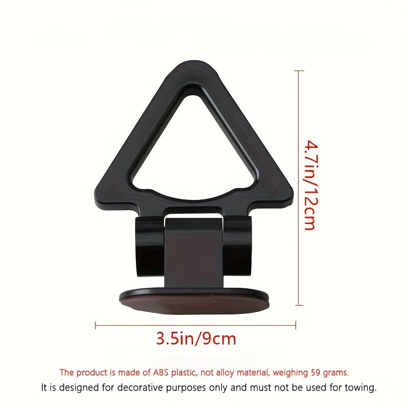 Universal Car Tow Hook Triangle Auto Trailer Bumper Decor Accessory