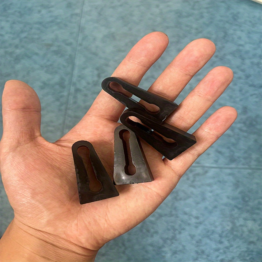 4pcs Shock Absorber Rubber Pads Impact Cushioning Door Lock Seals TPE Noise Reduction