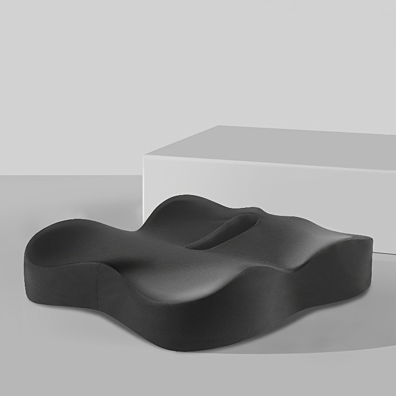 Пена с памятью для офисного кресла, эргономичная подушка для копчика, поддержка, снимающая давление, сиденье, черный и белый