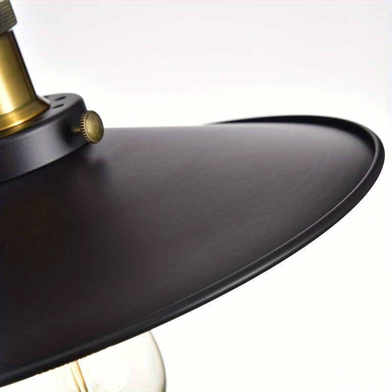 Retro industrial loft shift chirog'i, yotoqxona, restoran va yo'l dekoratsiyasi uchun ajratiladigan temir soyasi bilan. Energiya tejovchi metall uskunasi.