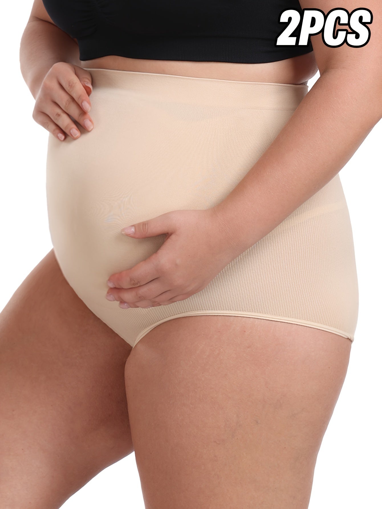 Plus Size Seamless Shaping Briefs for Women Tummy Control Breathable All Season