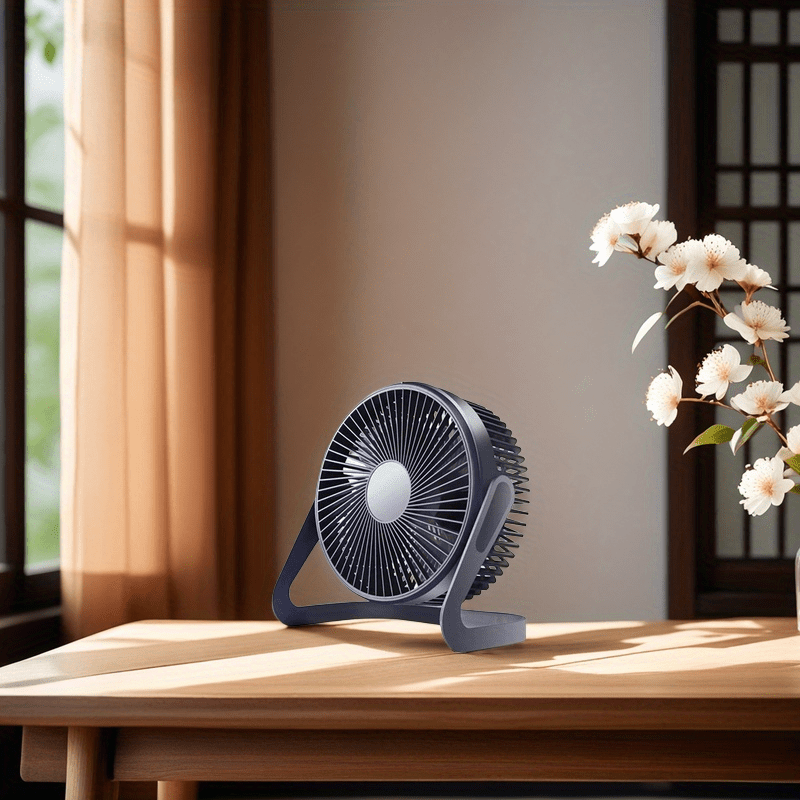Mini USB Desktop Fan for Office Home Travel Camping Safe 36V Sleek Modern Design
