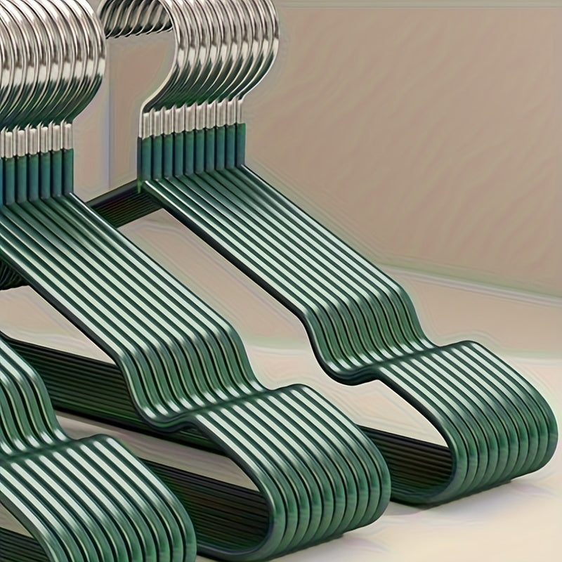 10 dona og'ir yukli, sirpanmaydigan metall kiyimlar uchun tokchalar, ichki bo'shliq bilan