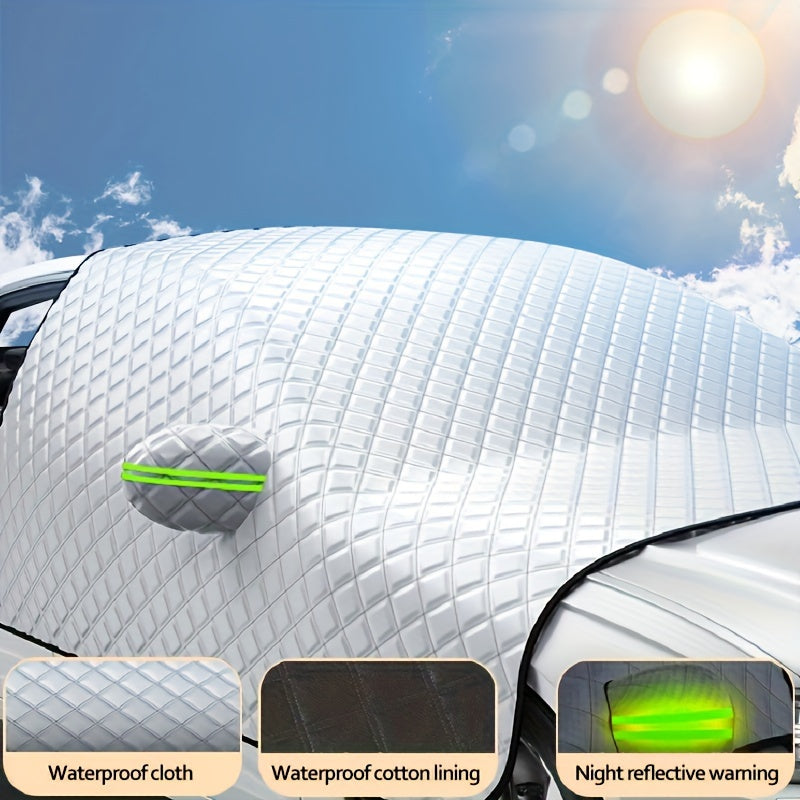 Avtomobil uchun qor qoplami UV muzli shamol shisha muhofazasi va SUVlar