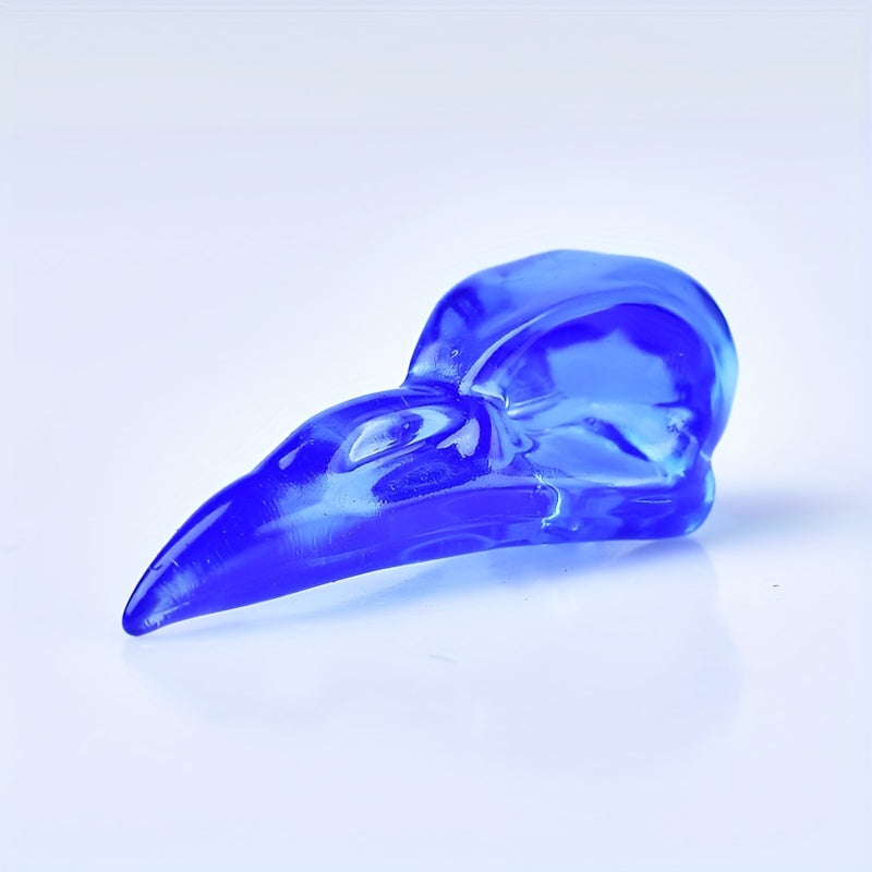 Crystal Carved Bird Skull Statue 5cm Decorative Crystal Gift for Home or Pocket