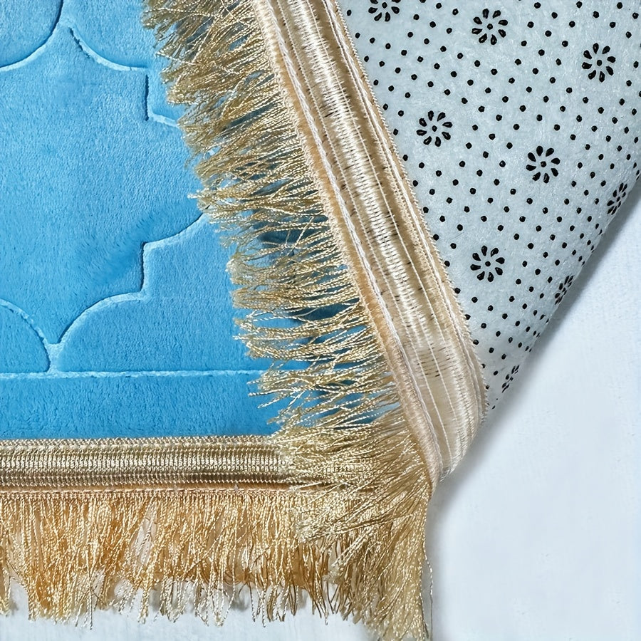 Мягкий толстый ковер с кисточками из нескользящего, впитывающего воду материала для гостиной и столовой, большой однотонный квадратный ковер