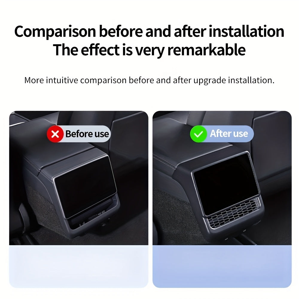 Rear Center Console Air Vent Dust Cover for Tesla Model 3/Y Car Accessories