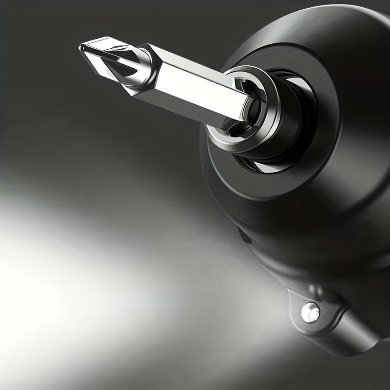 47-Piece Electric Screwdriver Set USB Rechargeable 90° Rotatable Foldable Handheld Tool