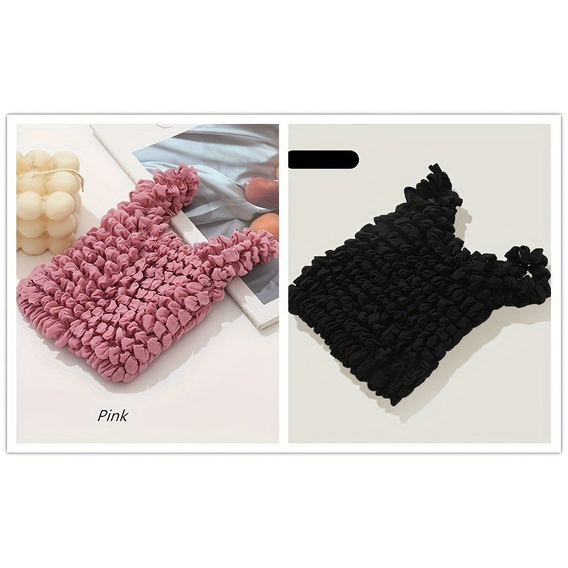 Qayta ishlatiladigan Sehrli Cho'ziladigan Sumka 1 dona - Katta Hajm, Ko'p Maqsadli, Egiluvchan va Portativ Oziq-ovqat Sumkasi - Har kuni foydalanish va sovg'a berish uchun ideal