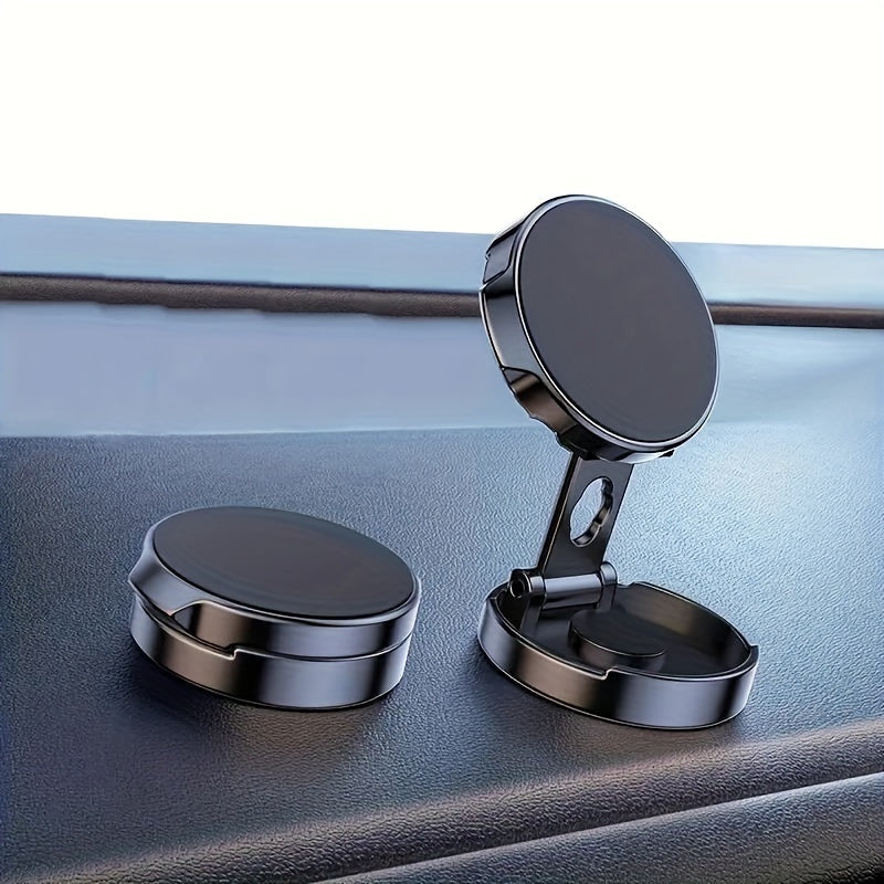 Universal magnitli telefon uchun avtomobil tutqichi, 360° burilish va bukiladigan turuvchi stand bilan