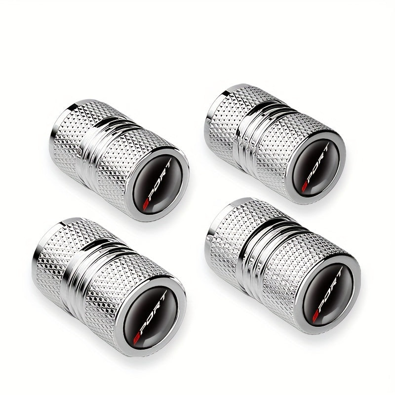 Juego de 4 tapas de válvula de neumático de aleación de aluminio duraderas accesorios automotrices
