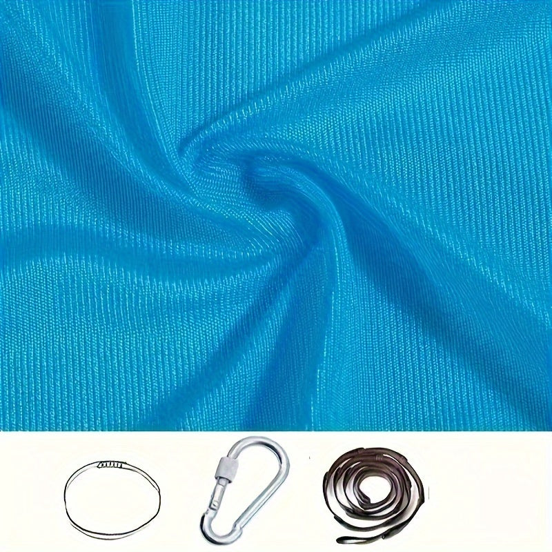 Elastic Fabric Swing Hammock 100x280cm for Indoor Outdoor Use Adjustable for Yoga Camping Picnic