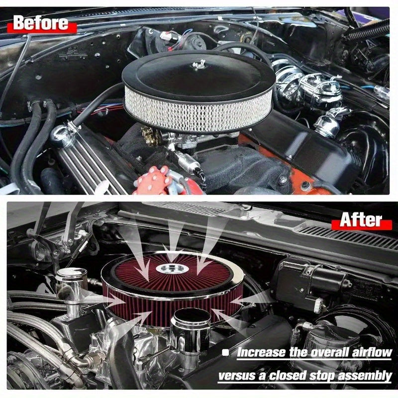 14 Inch Washable Round Ventilated Vent Cap Air Filter Replacement