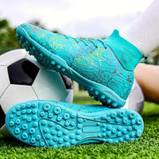 Men's Turf Soccer Cleats Rubber Sole Fabric Inner Artificial Grass Field