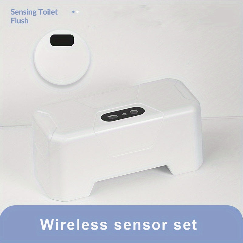 Smart Sensor Flusher Automatic Hands-Free Toilet Flush Device Rechargeable Battery