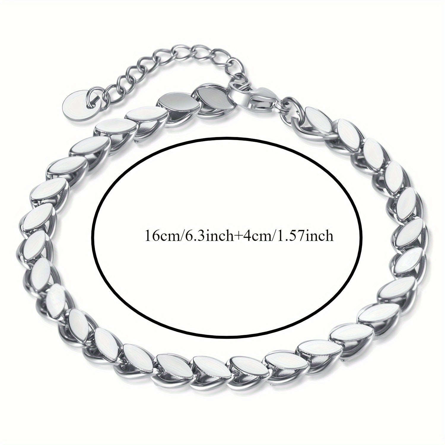 Unisex Gold-Plated Titanium Steel Link Chain Bracelet Gothic Style Daily Wear Gift