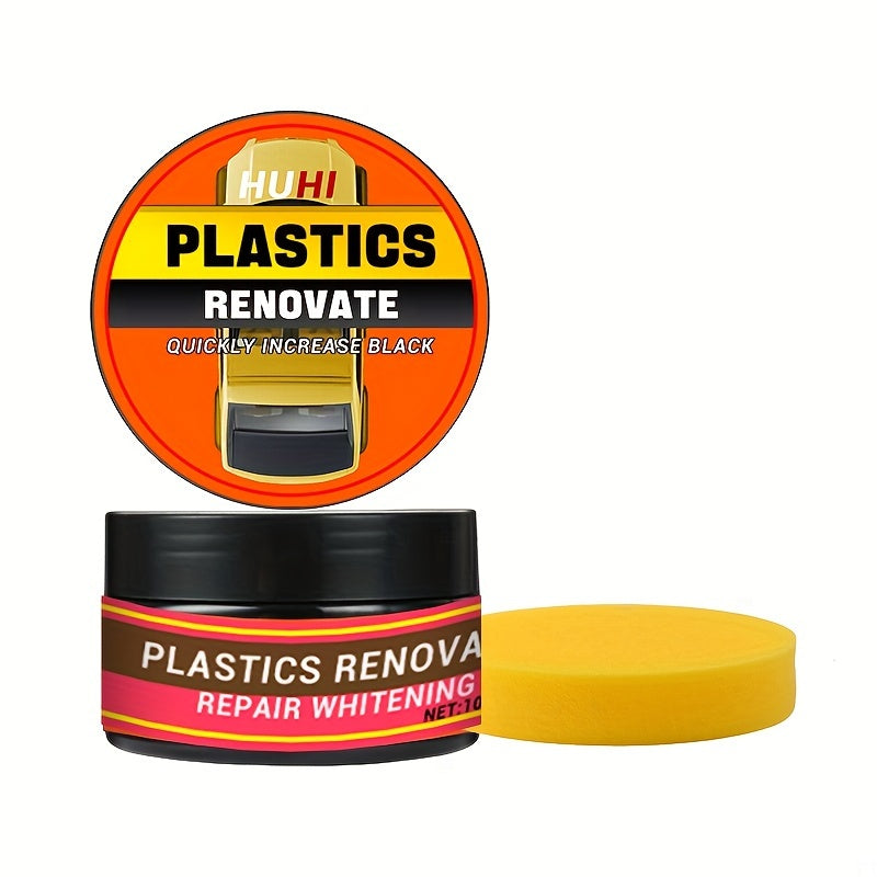 Kit de restauración de autos multiusos, piezas de plástico, cera brillante, protector de neumáticos