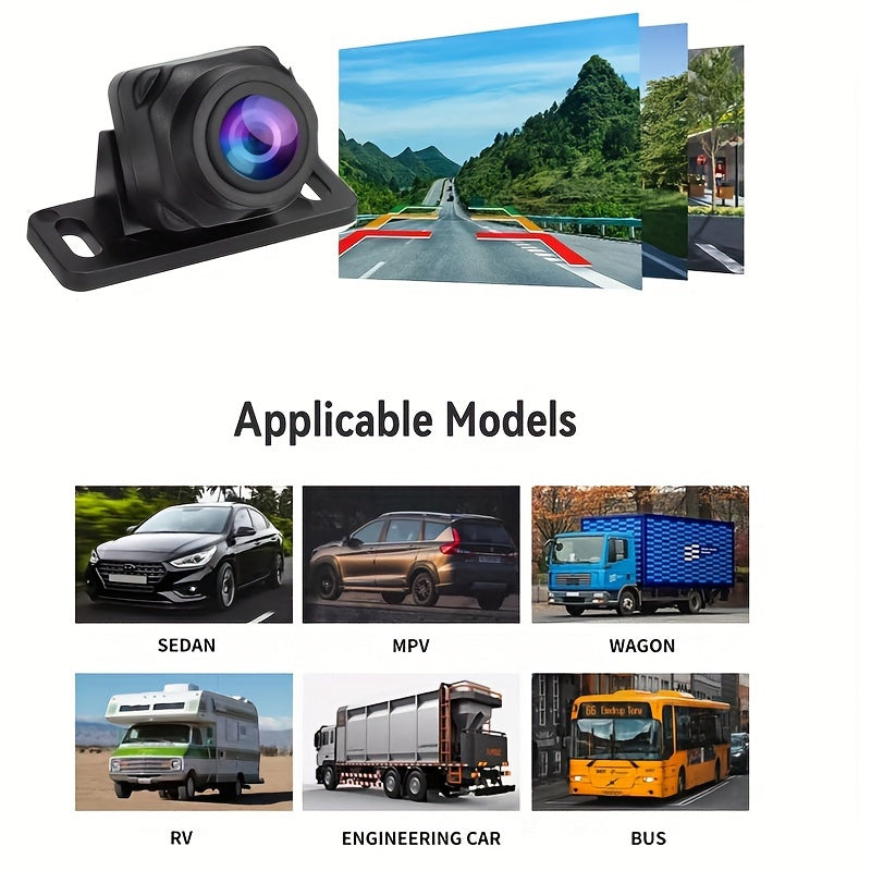 Universal Rear View Backup Camera for Pickup Truck SUV Night Vision 480p