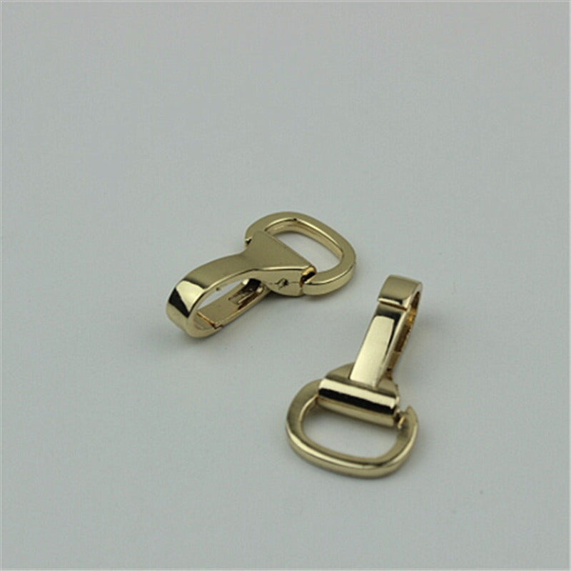 Metal Snap Hook Trigger Lobster Clasp with Spring Gate for Leather Craft and Bag Straps