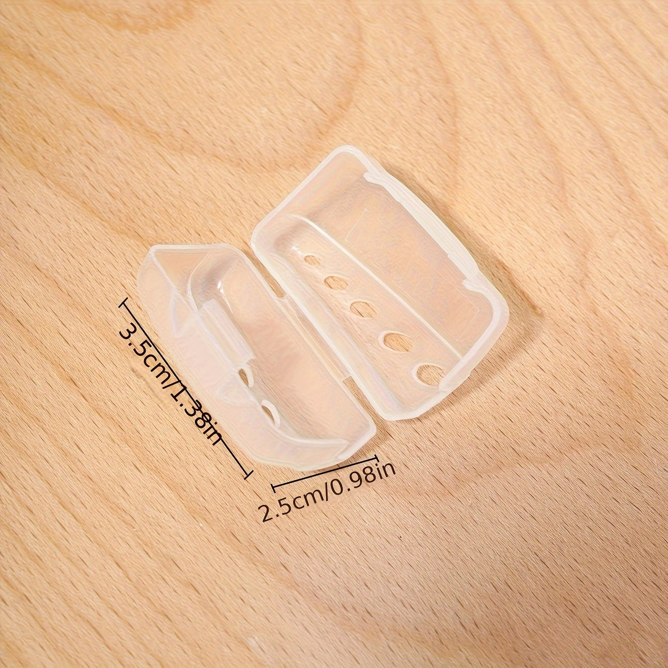 10pcs Travel Toothbrush Covers Transparent Dustproof Caps for Luggage Protection