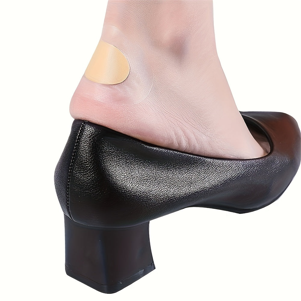 Women's Soft Plastic Shoe Inserts 50pcs Anti-Friction Heel & Toe Pads