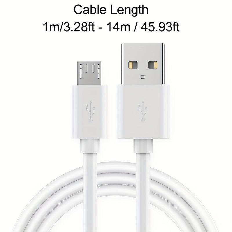 14m Micro USB Extension Cable for Devices Charging and Power Extension