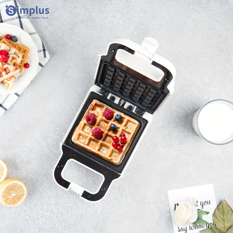 Premium Waffle Maker Non-Stick Surface Auto Shut-Off Kitchen Appliance