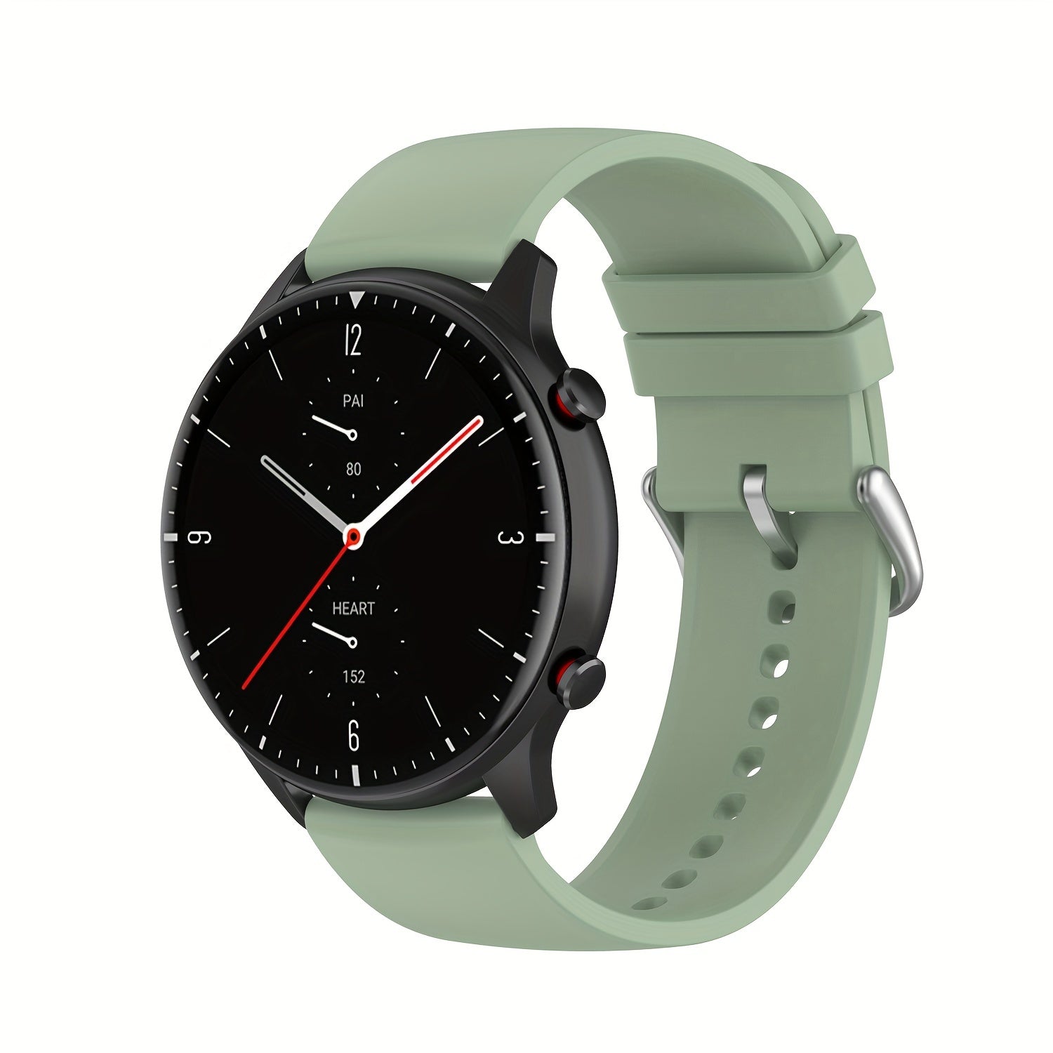 Silicone Smartwatch Band 20mm 22mm Adjustable Butterfly Clasp Compatible with Various Brands