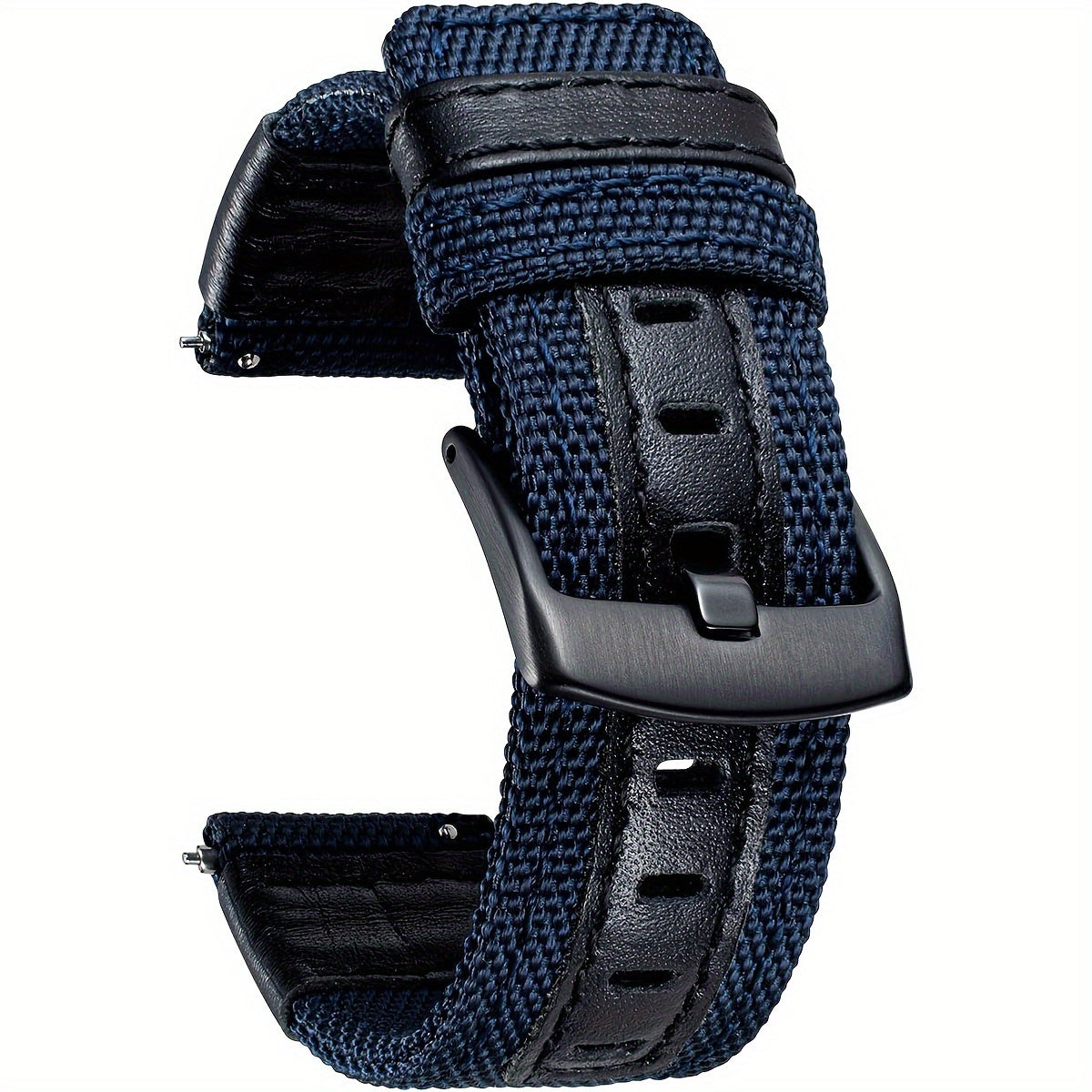Nylon Quick Release Watch Band Canvas Fabric Strap Stainless Steel Buckle 20/22mm