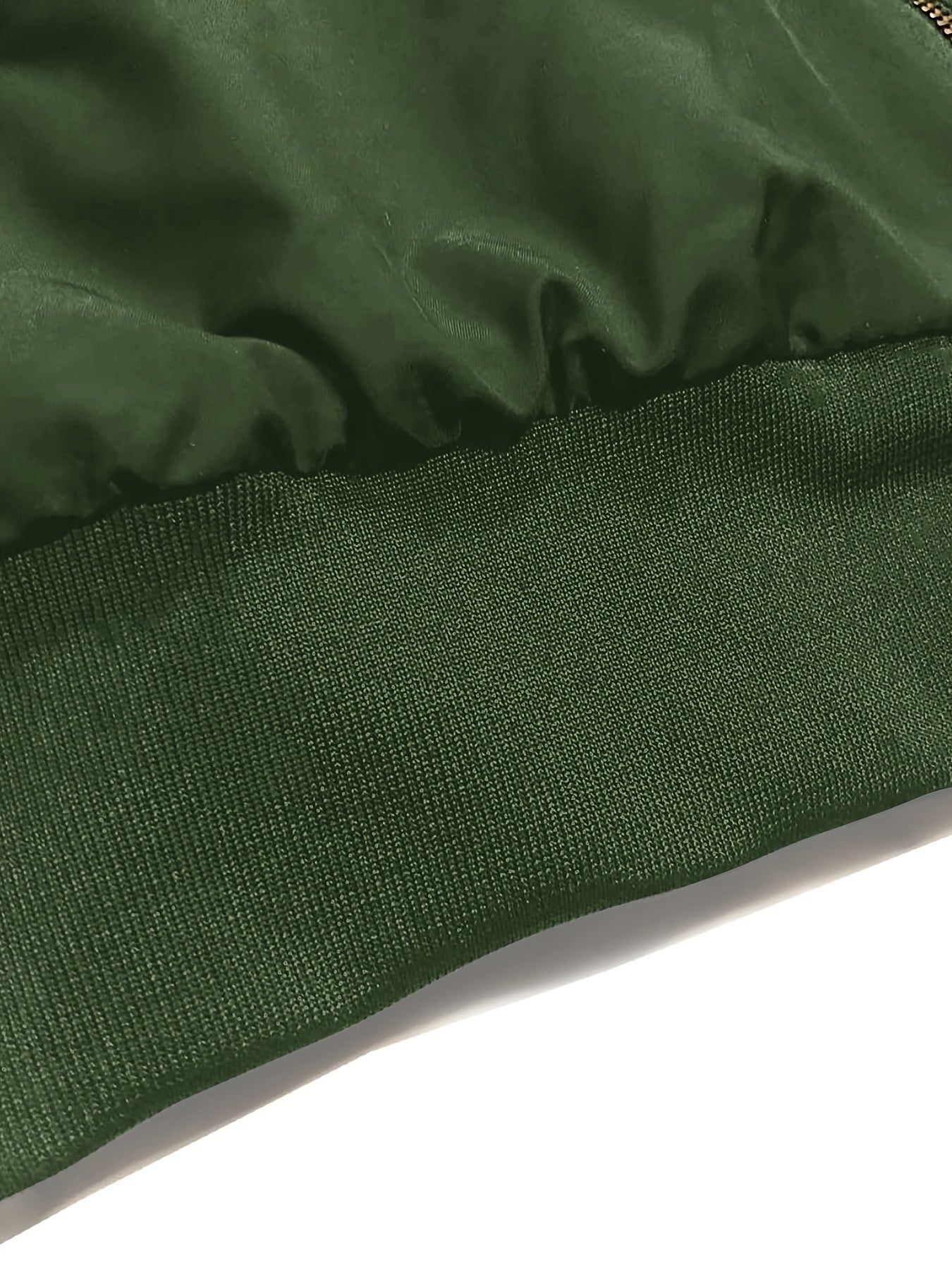 Plus Size Men's Lightweight Bomber Jacket with Zipper Closure and Baseball Collar for Fall Winter Casual Wear