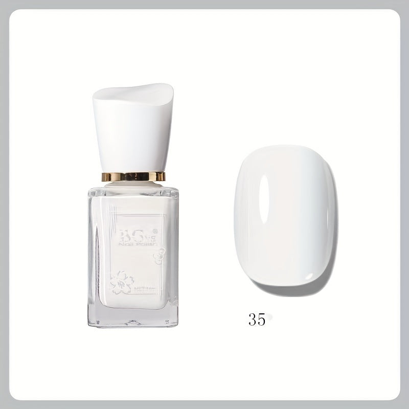 Women 14ML Quick Dry Nail Polish Non-Peelable One Step Bright Color