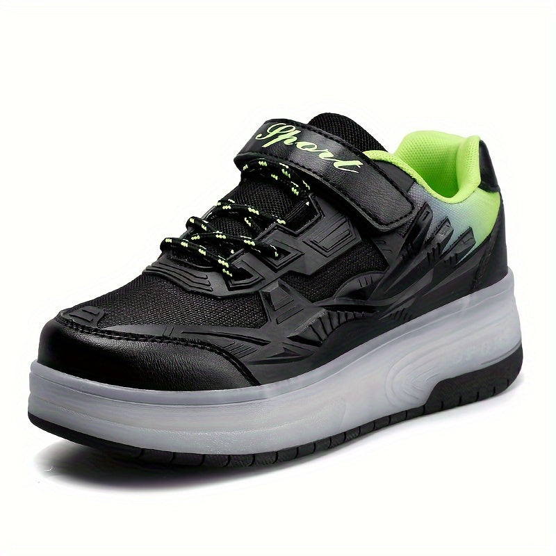 Patines de malla para niños con ruedas que iluminan, características retráctiles, para todas las estaciones