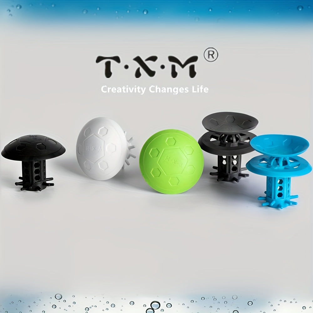 Filtro para cabello en desagüe para bañera y lavabo, conjunto 2 en 1, reutilizable, fácil de limpiar