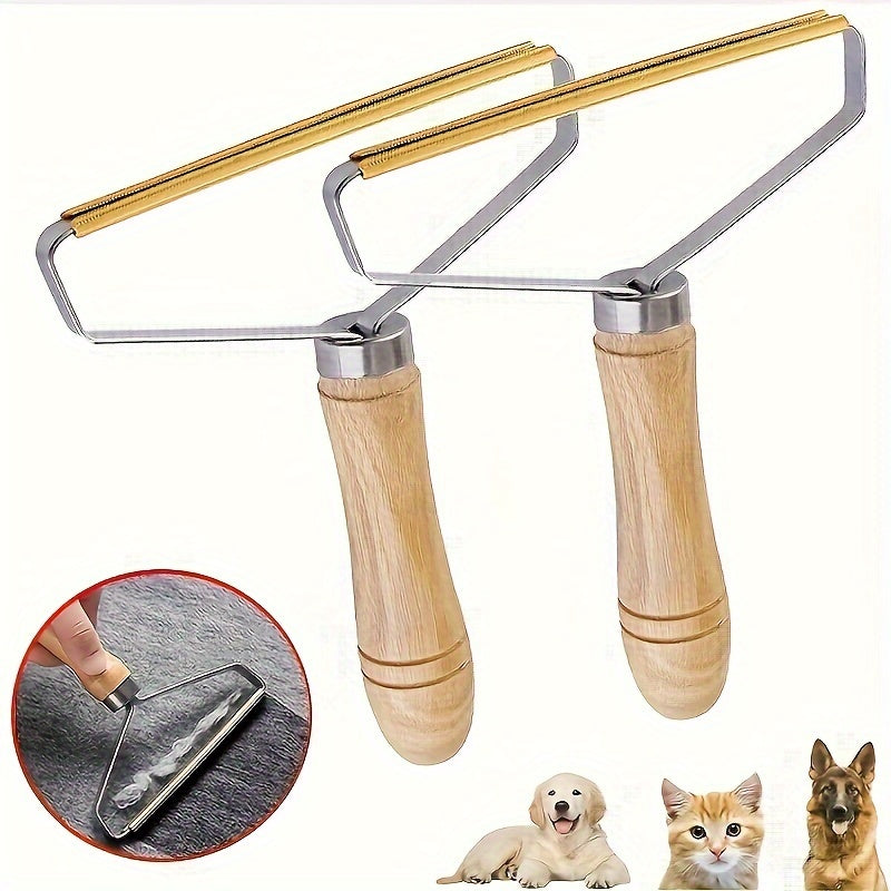 Non-Electric Steel Pet Hair Lint Remover for Carpets and Furniture