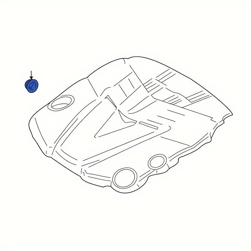 4pcs Rubber Engine Cover Grommets for Car Repair Replacement