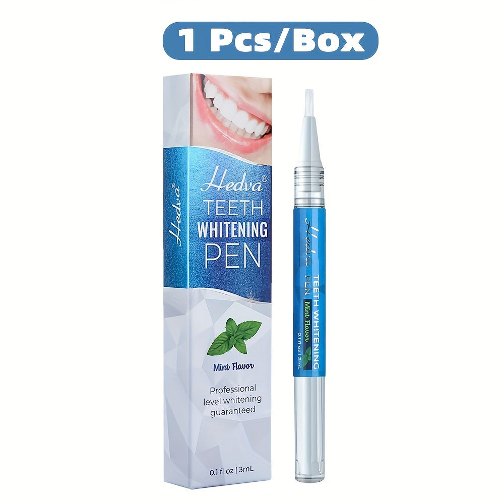 Teeth Whitening Gel Pen Mint Flavor 1-4 Pack 3mL Hypoallergenic Portable