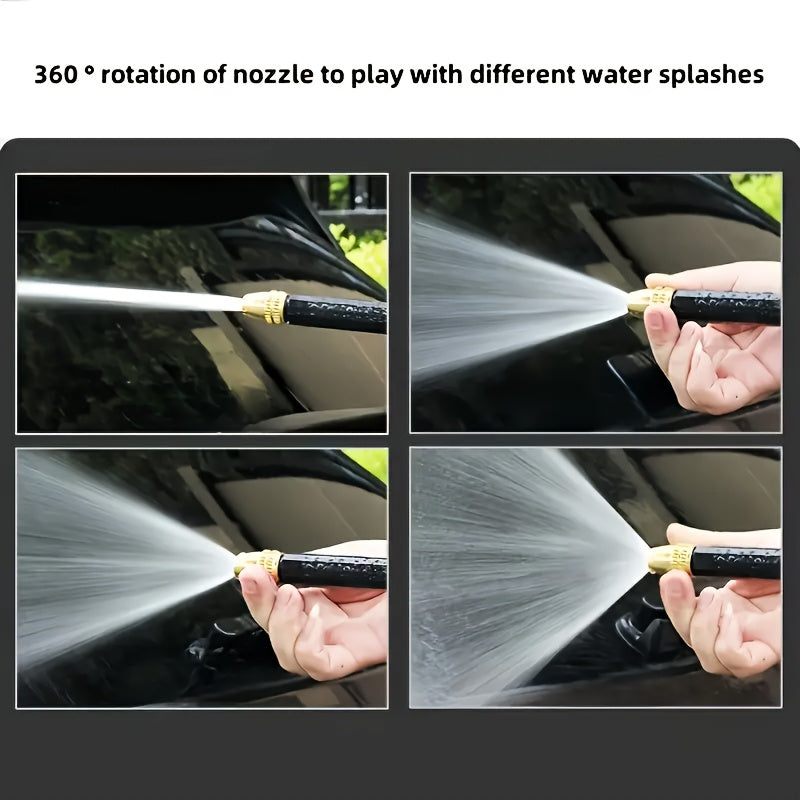 PVC Water Gun Set with 5m Hose for Car Washing and Outdoor Cleaning