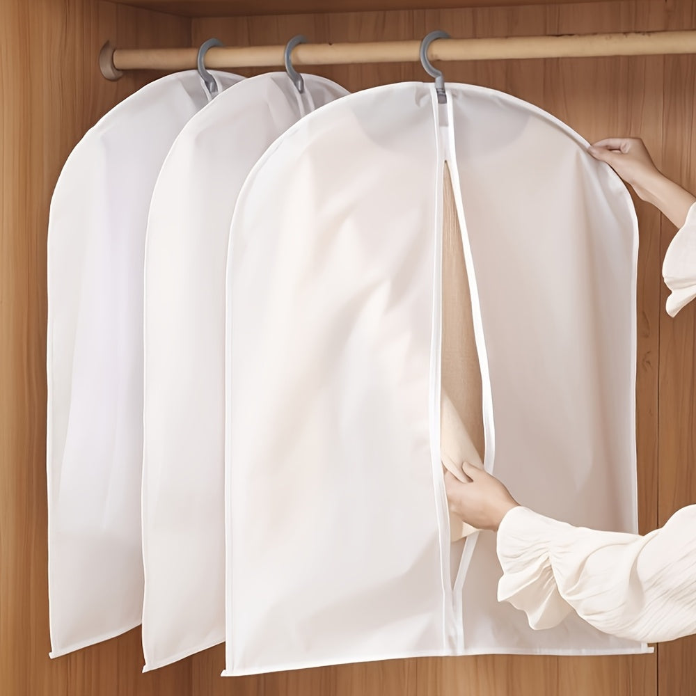 Juego de 5 fundas para prendas con cierre de cremallera de plomo para trajes, vestidos y camisas