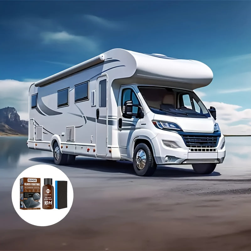 Kit de recubrimiento hidrofóbico para parabrisas de coche, película nano repelente de agua y polvo