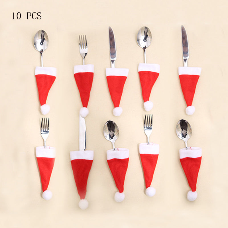 10/20 dona Rojdestvo bezsiz bezsiz bayram stol va uy dekoratsiyasi