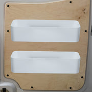 2 ta paket RV lageri saqlash cho'ntak qutilari bardoshli plastmassa transport vositasi tashqi tashkilotchisi