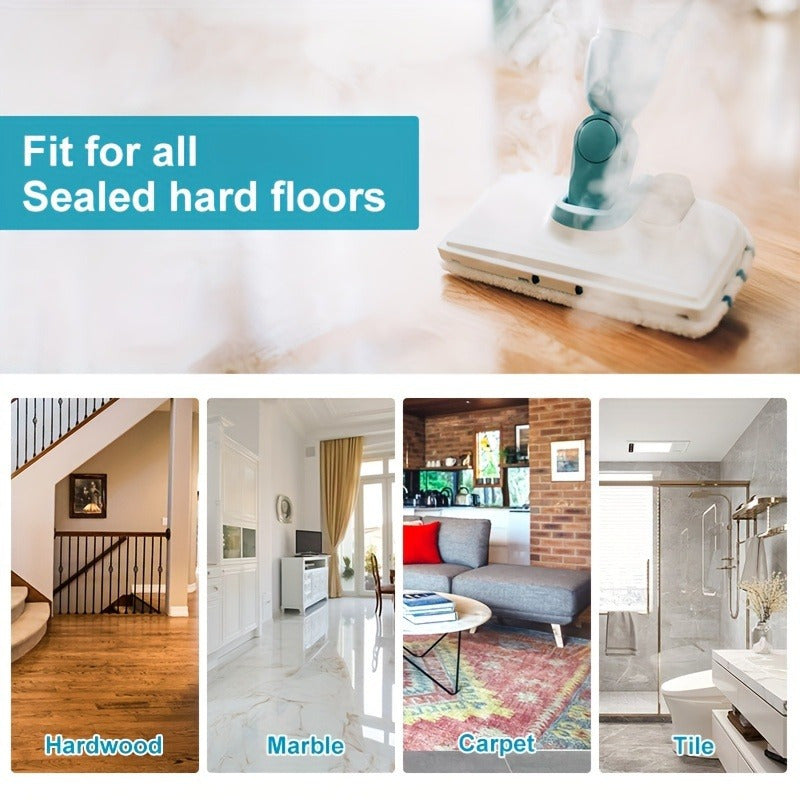 6 ta mikrotoʻlqinli mop yostiqlari, polni tozalash uchun, bir nechta modellarga mos keladi