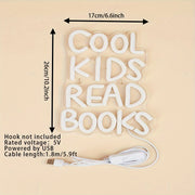 Plastic Neon Sign for Kids Room or Home Decor USB Powered Switch Control