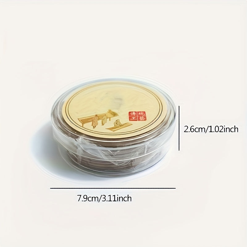 Set of 20 Sandalwood Jasmine Lavender Incense Cones with 2.5 Hour Burn Time for Relaxation and Aromatherapy