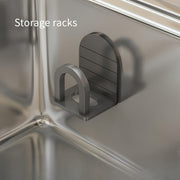 Estante de almacenamiento de cocina de aluminio multifuncional, no necesita electricidad, duradero