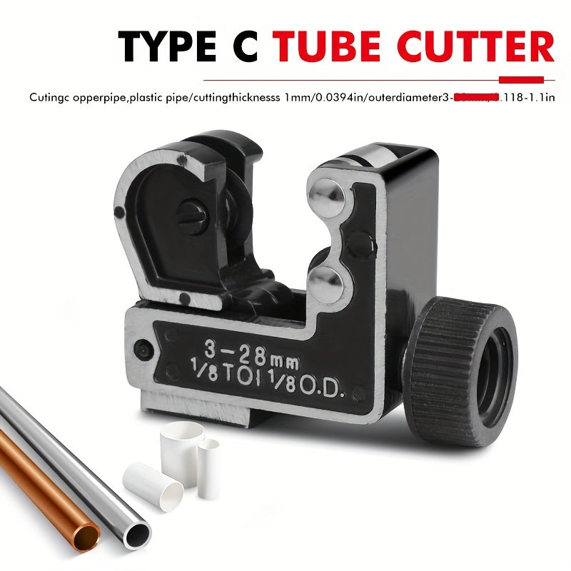 Pipe Tube Cutter 3-28mm Ball Bearing for Metal and Plastic