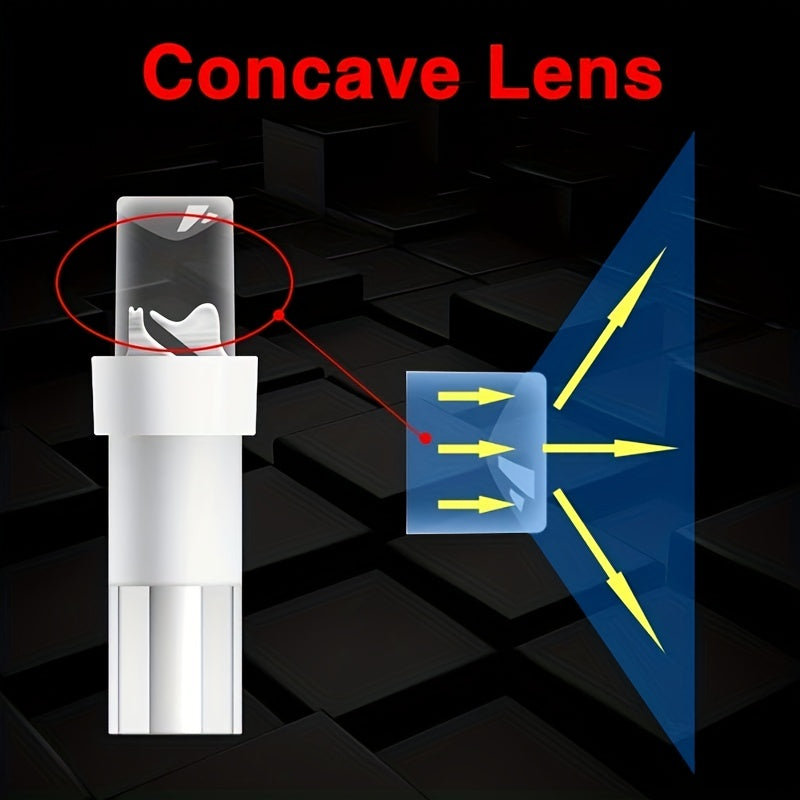 10 Pack T5 LED Car Dashboard Instrument Cluster Gauge Panel Lights